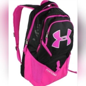 Under Armour Black and Pink Backpack